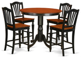5 Pc Counter Height Dining Room Set - Counter Height Table, 4 Kitchen Chairs