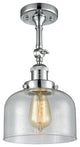 Innovations Lighting 201F-Pc-G74-Led 1 Light Dimmable Led Semi-Flush Mount