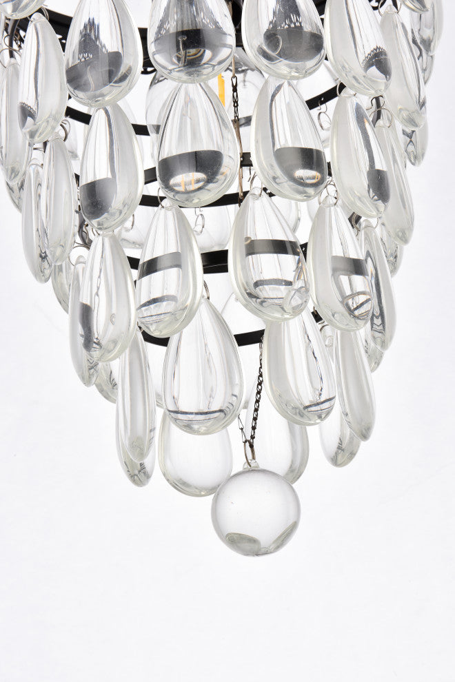 Riley 9" Pendant, Black
