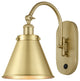 Innovations 918-1W-SG-M13-SG 1 Light 8" Sconce, Satin Gold