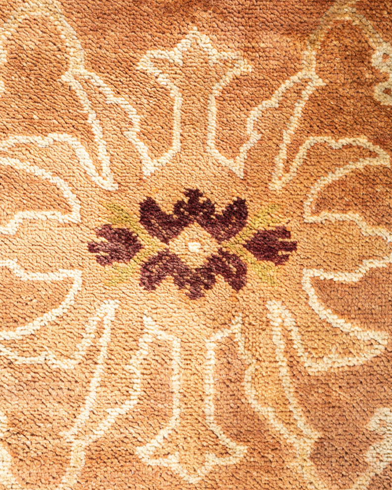 Laukkai One-of-a-Kind Hand-Knotted Area Rug Yellow, 8'2"x10'4"