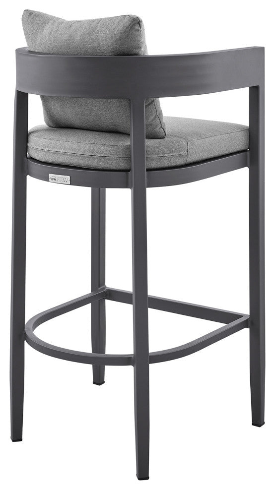 Argiope Outdoor Patio Counter or Bar Height Stool, Counter Height
