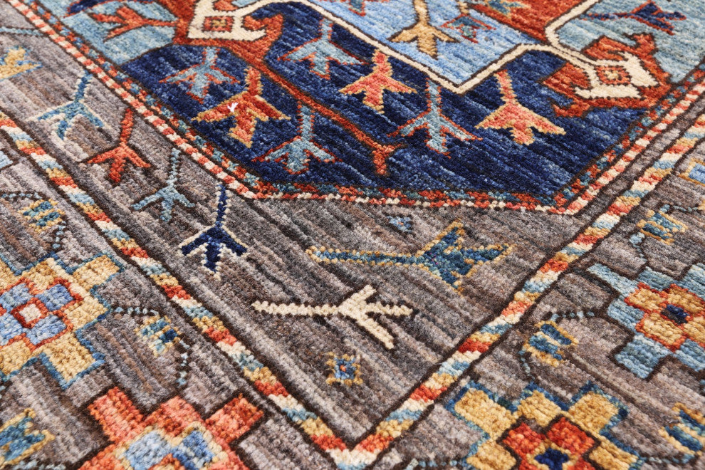 Bokhara Handmade Wool Rug 4' 3" X 6' 0" Q11157