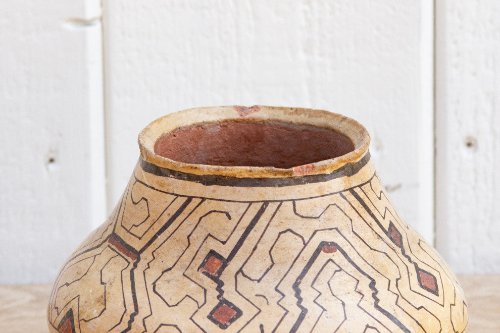 Mid-Century Glazed Peruvian Bowl