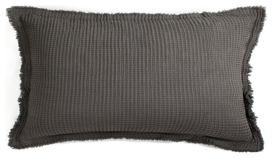 Tipton Matelasse Sham, Charcoal King