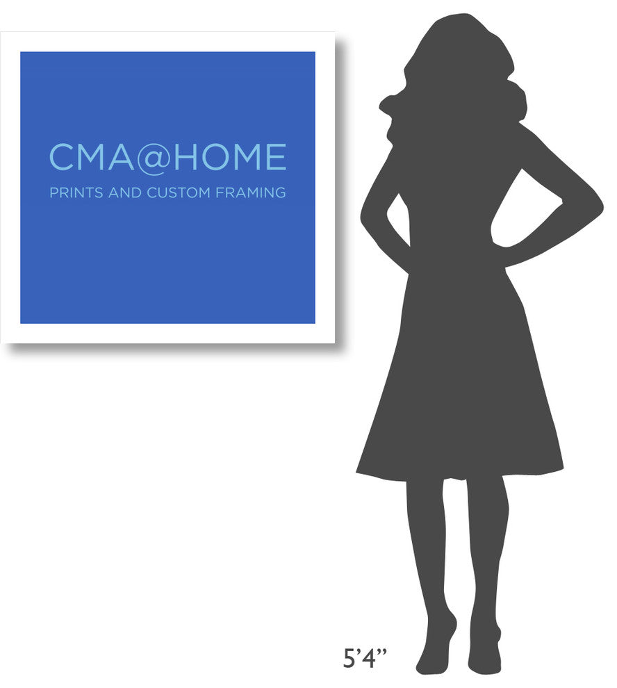 "CLEV CMA at HOME Sign" Digital Paper Print by CLEV, 32"x30"