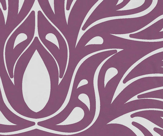 30x60" Veranda, Geometric Print Beach Towel, Purple