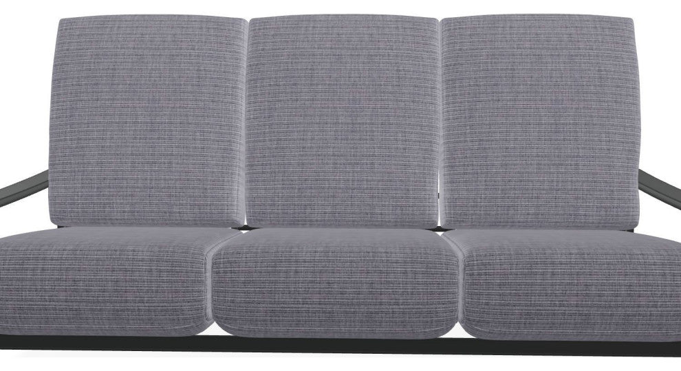 St. Catherine Deep Seat 3-Seat Outdoor Sofa, Proven Ash/Graphite