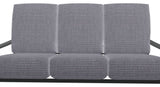 St. Catherine Deep Seat 3-Seat Outdoor Sofa, Proven Ash/Graphite