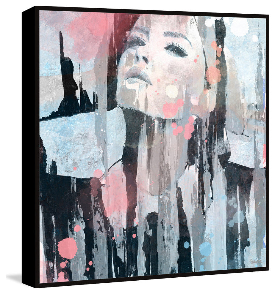 "You Are Gorgeous" Floater Framed Painting Print on Canvas, 32"x32"