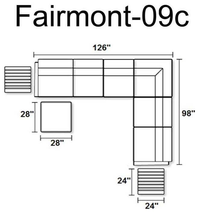 Fairmont 9 Piece Outdoor Wicker Patio Furniture Set 09c Spa