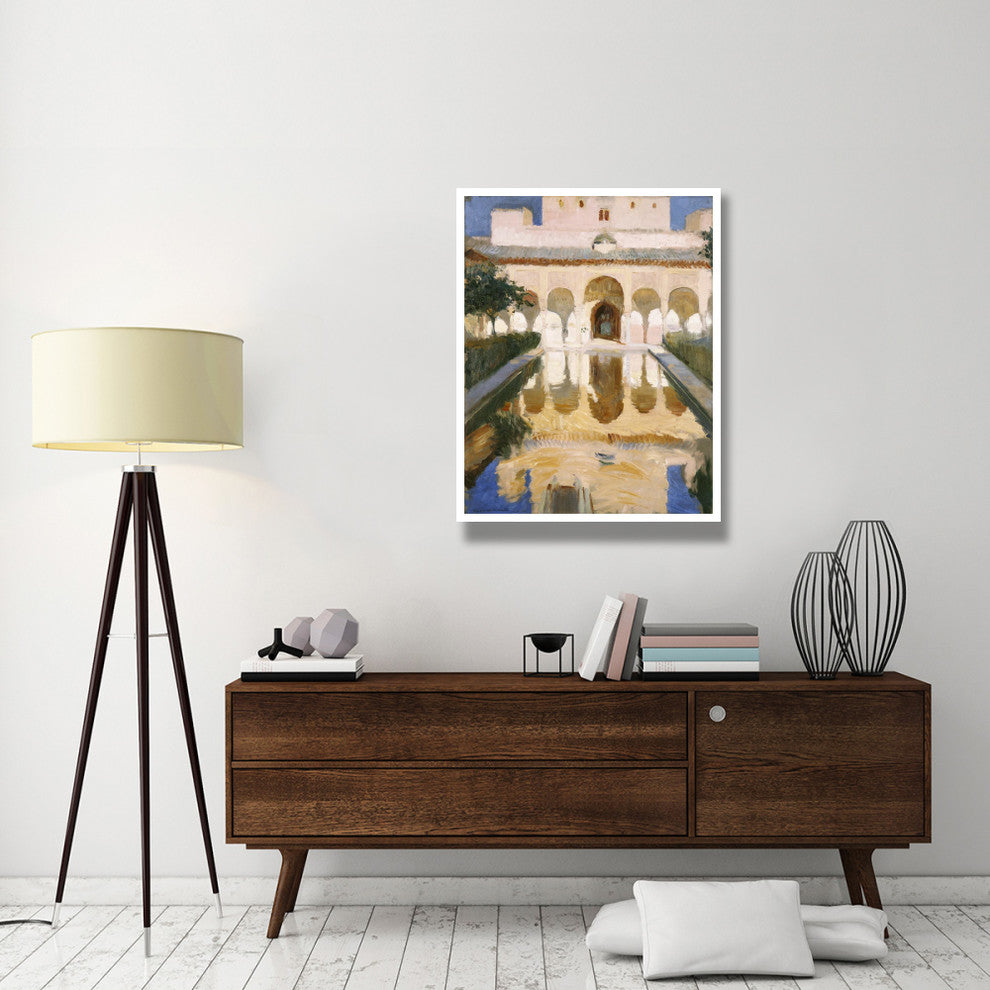 "Hall of the Ambassadors, Alhambra, Granada" Paper Art, 32"x42"