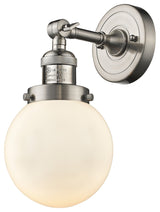 Innovations Lighting 203-Sn-G201-6-Led 1 Light Dimmable Led 6" Sconce