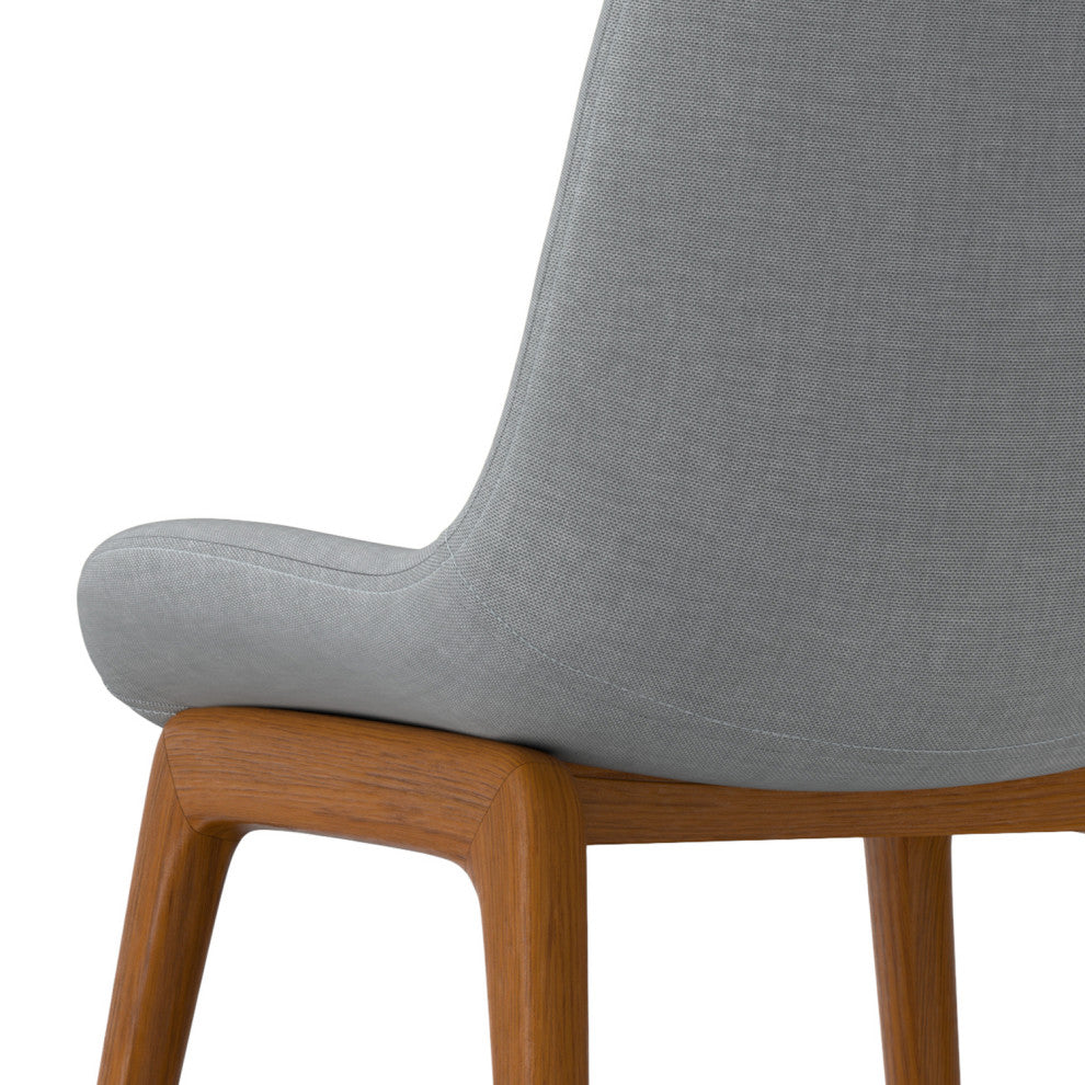 Loretta Dining Chair (Set of 2) in Light Grey