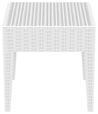 Compamia Miami Outdoor Side Table, White