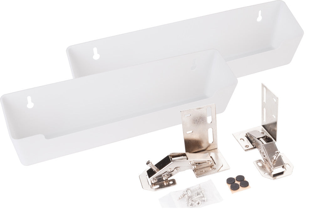 Hardware Resources TO11-R 11-3/4"W Sink Front Tip Out Tray Kit - - White