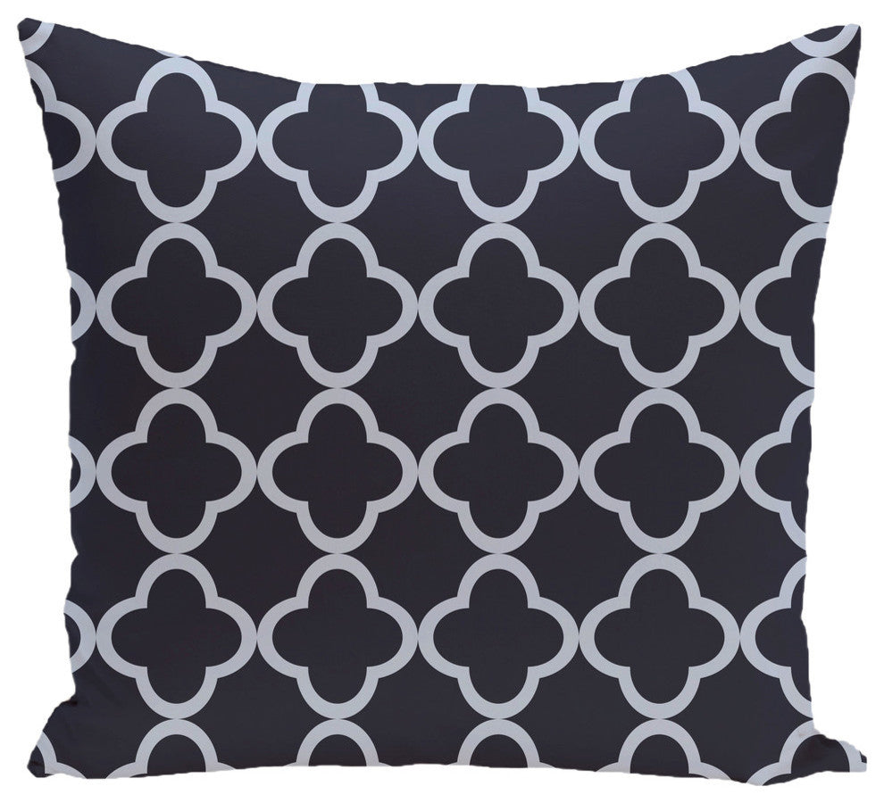 Marrakech Express Geometric Print Pillow, Bewitching, 18"x18"