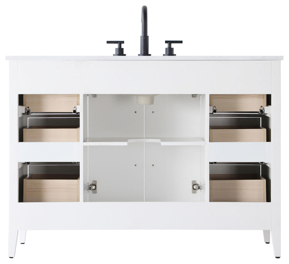 Elegant Lighting VF29348 Millie 48" - Chestnut Brown