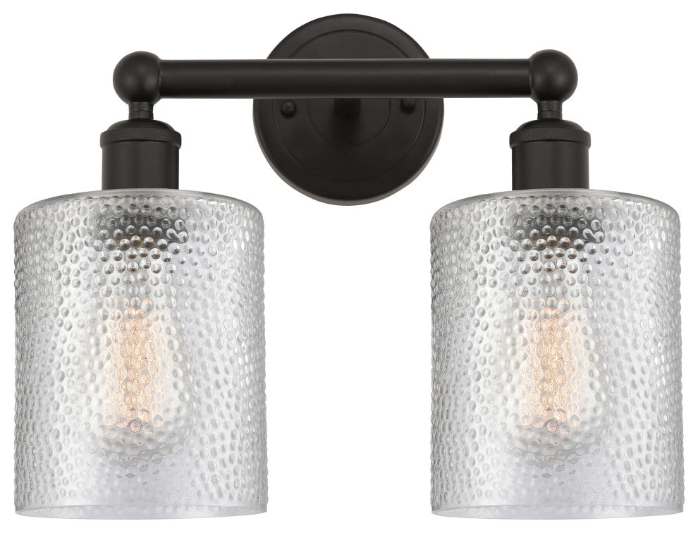 Innovations 616-2W-OB-G112 2 Light Bath Vanity Light, Oil Rubbed Bronze