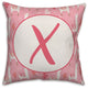 Monogram Lllama Pattern - X 16x16 Spun Poly Pillow