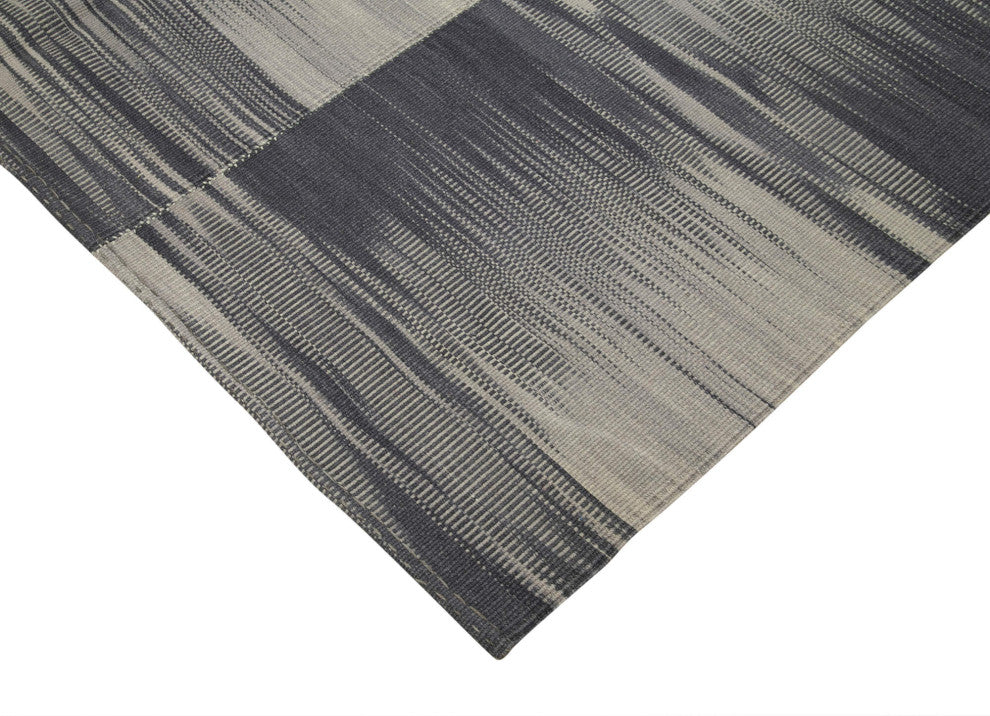 Rug N Carpet - Handmade Turkish 6' 11'' x 8' 1'' Flatweave Wool Kilim Rug