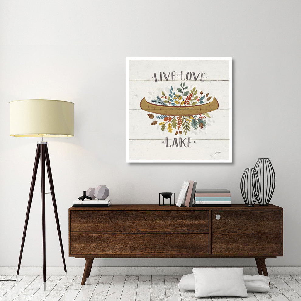 "Peace and Lodge I" Digital Paper Print by Janelle Penner, 42"x42"