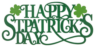 24"L Metal "HAPPY St. Patrick's Day" Wall Decor
