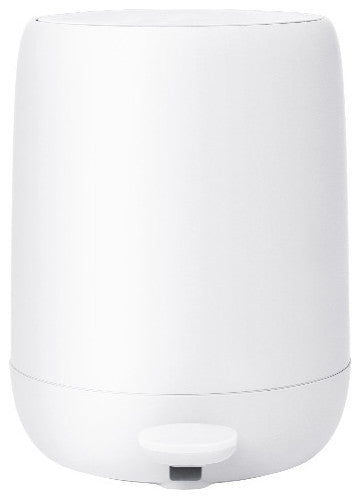 Sono Pedal Bin Wastepaper Basket, White, 1.32 Gallon