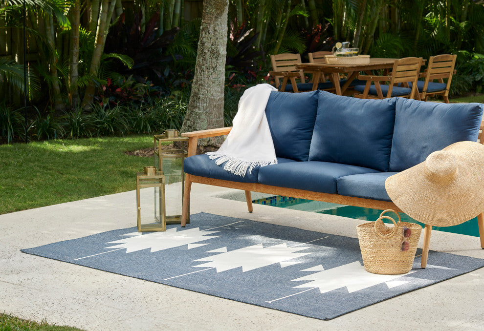 Momeni Baja Denim Area Rug 5'3"x7'6"