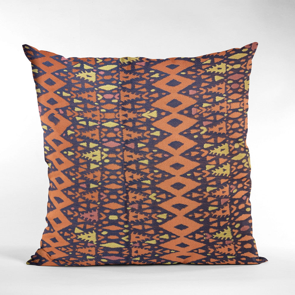 Plutus Multi-Color Parade Abstract Luxury Throw Pillow, 20"x36"