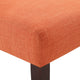 Jasmine Accent Chair, Tangerine Fabric