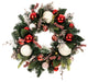 24" Lighted Christmas Wreath, Nordic