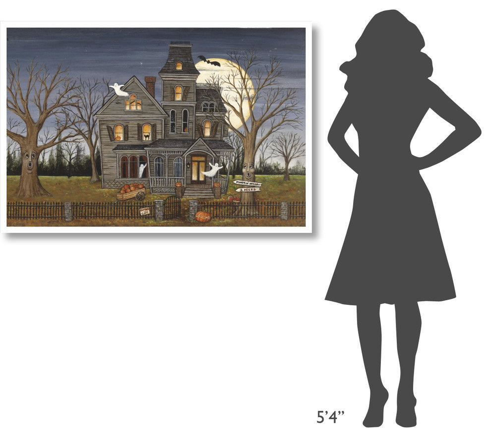 "Haunted House" Digital Paper Print by David Carter Brown, 50"x34"