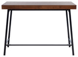 Safavieh Bernhart Desk, Walnut/Black