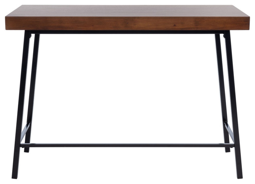 Safavieh Bernhart Desk, Walnut/Black