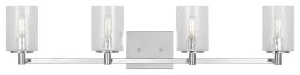 Generation Lighting GLV1034 Parker 4 Light 35"W Vanity Light - Chrome
