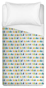 Cool Triangles Twin Brushed Poly Duvet Cover