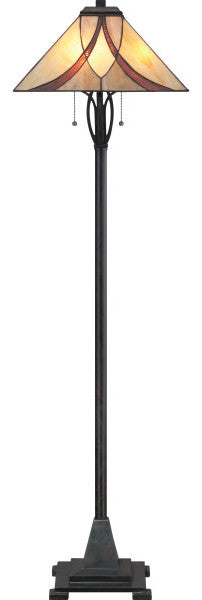 Quoizel Asheville Two Light Floor Lamp TFAS9360VA