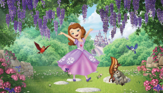 Sofia and Friends Garden Mural