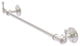 Pipeline Towel Bar with Integrated Hooks, Satin Nickel, 36"