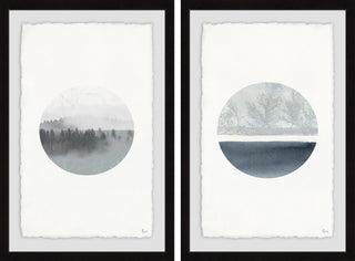 Two Views Diptych, Set of 2, 20x30 Panels