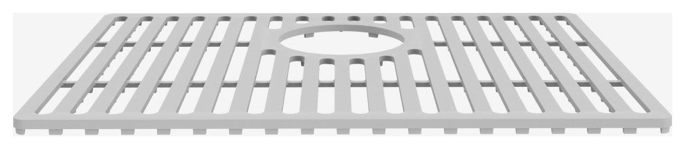 VIGO Silicone Protective Bottom Grid for Single Bowl Kitchen Sink, Gray, 19"lx14"w