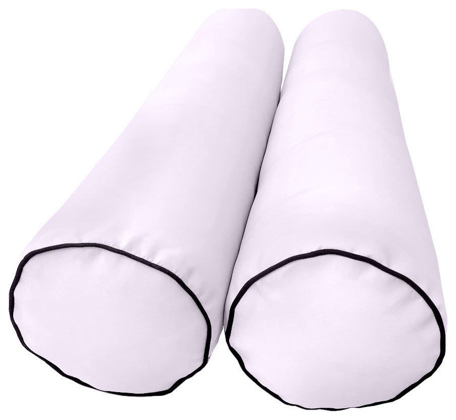 Style5 Queen Contrast Pipe Outdoor Mattress Bolster SlipCover COMPLETE SET AD107