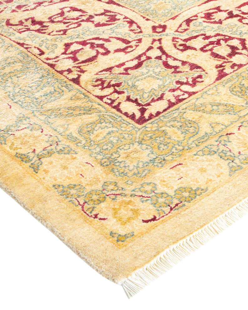 Elliana, One-of-a-Kind Hand-Knotted Area Rug Ivory, 9'1"x12'0"