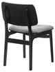 Cortina Lima 5-Piece Black Dining Set
