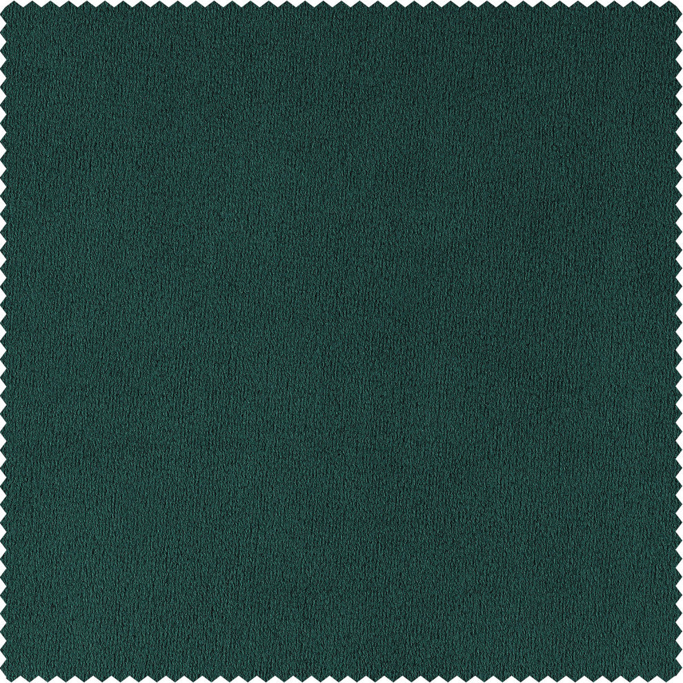 Signature Blackforest Green Blackout Velvet Swatch Sample, 4W x 4L