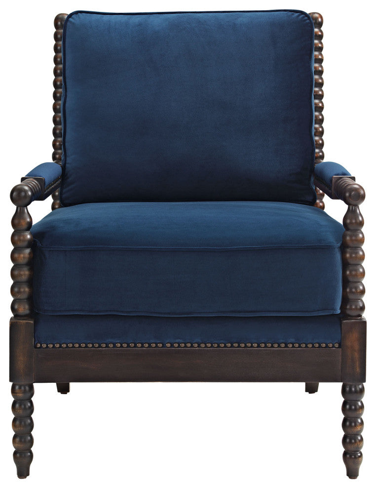Modway Revel Upholstered Fabric Armchair, Navy