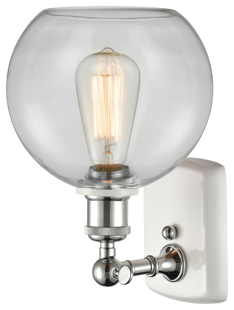Innovations Lighting 516-1W-WPC-G122-8 Athens 1 Light 8" Sconce