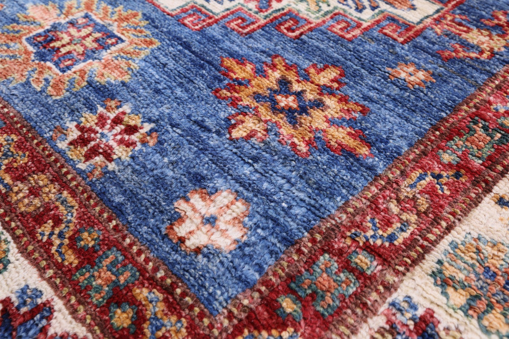Runner Handmade Super Kazak Wool Rug 2' 9" X 12' 5" Q11233
