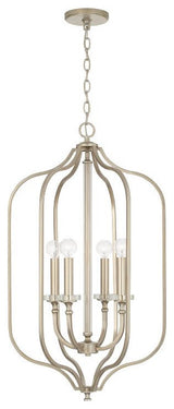 Capital Lighting 544841 Breigh 4 Light 18"W Abstract Pendant - Brushed